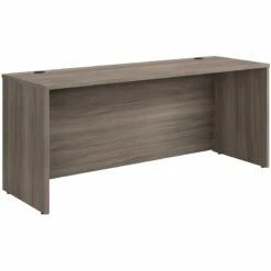 Sauder Affirm Engineered Wood 72" X 24" Desk Shell In Hudson Elm/Brown