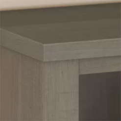 Home Square 2-Piece Set With 60W L Shaped Desk & 5-Shelf Bookcase -CYMAX Sales 2504626 12 L