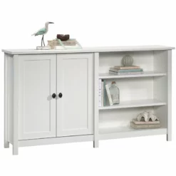 Home Square 2-Piece Set With 43" TV Console For TVs And Horizontal Bookcase -CYMAX Sales 2504750 14 L