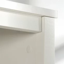 Home Square 2-Piece Set With Writing Desk And 3-Shelf Bookcase In Soft White -CYMAX Sales 2504752 17 L