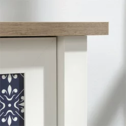 Home Square 2-Piece Set With Writing Desk And 3-Shelf Bookcase In Soft White -CYMAX Sales 2504752 7 L