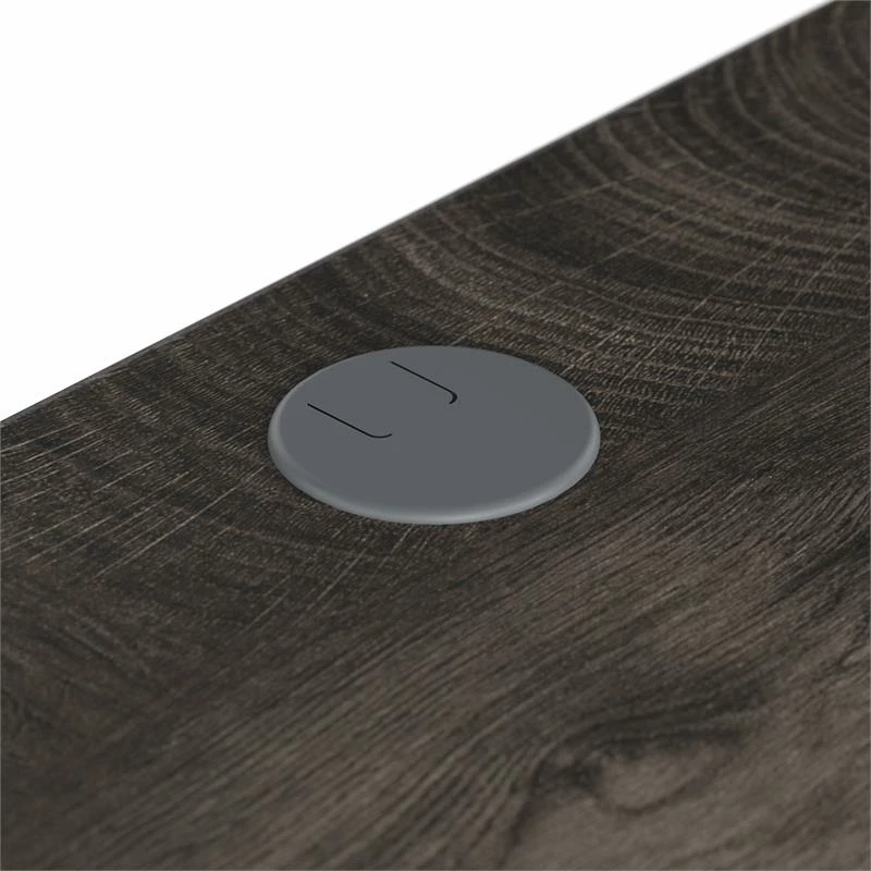 City Park 60W Industrial L Shaped Desk In Dark Gray Hickory - Engineered Wood 12 City Park 60W Industrial L Shaped Desk In Dark Gray Hickory - Engineered Wood - Image 10