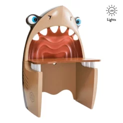 Cilek Kids Room Pirate Wood 3D Molded Shark Desk In Dark Brown -CYMAX Sales 2512820 2512824 L