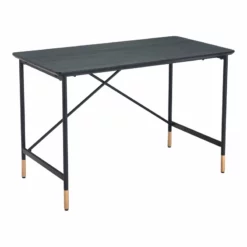 ZUO Tours Modern Style Steel And MDF Wood Desk In Black Finish