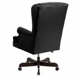 UrbanPro Traditional Leather Office Chair In Black 8 UrbanPro Traditional Leather Office Chair In Black -CYMAX Sales 2516802 2 L