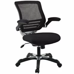 UrbanPro Modern Fabric Mesh Office Chair In Black