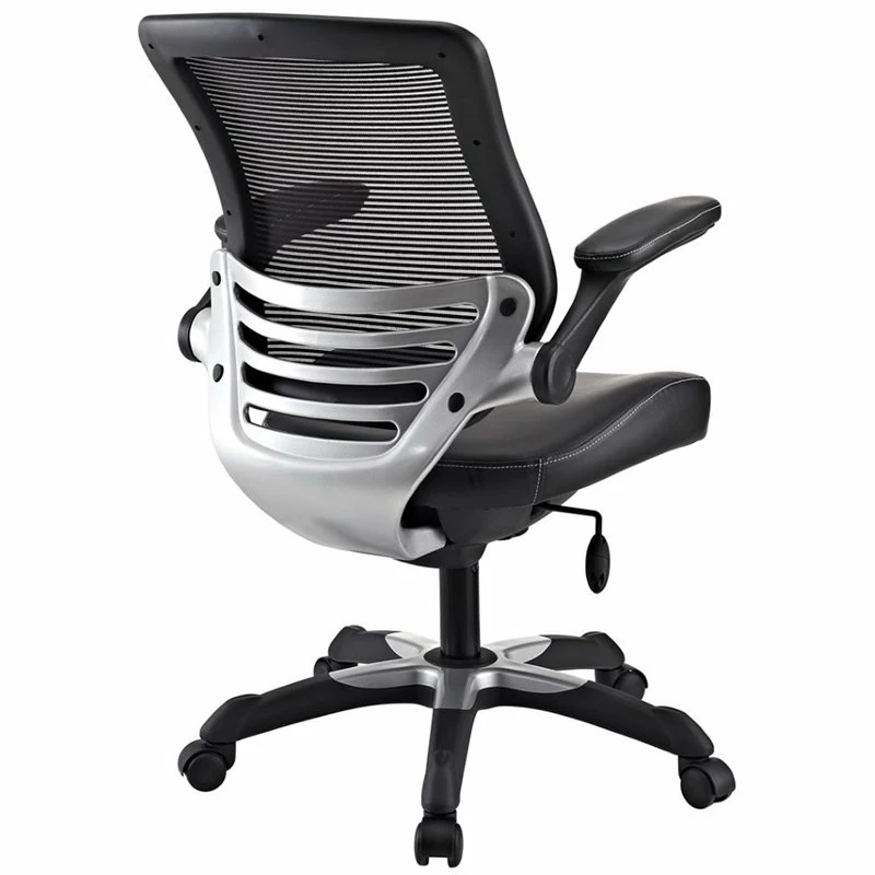UrbanPro Modern Faux Leather Mesh Office Chair In Black 5 UrbanPro Modern Faux Leather Mesh Office Chair In Black - Image 3