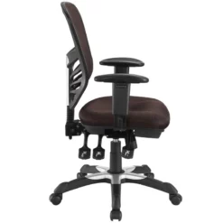 UrbanPro Modern Fabric/Sponge Adjustable Height Office Chair In Mahogany/Black 8 UrbanPro Modern Fabric/Sponge Adjustable Height Office Chair In Mahogany/Black -CYMAX Sales 2516847 6 L