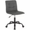UrbanPro Mid Back Leather Tufted Swivel Office Chair -CYMAX Sales 2516963 L