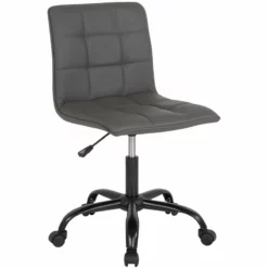 UrbanPro Mid Back Leather Tufted Swivel Office Chair