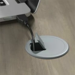 Homestead 48W Writing Desk In Driftwood Gray - Engineered Wood -CYMAX Sales 2517675 3 L