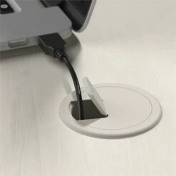 Homestead 48W Writing Desk In Driftwood Gray - Engineered Wood -CYMAX Sales 2517676 3 L