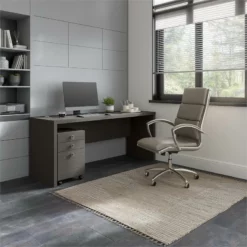 Echo 72W Computer Desk With Drawers In Modern Gray - Engineered Wood 27 Echo 72W Computer Desk With Drawers In Modern Gray - Engineered Wood -CYMAX Sales 2517764 1 L