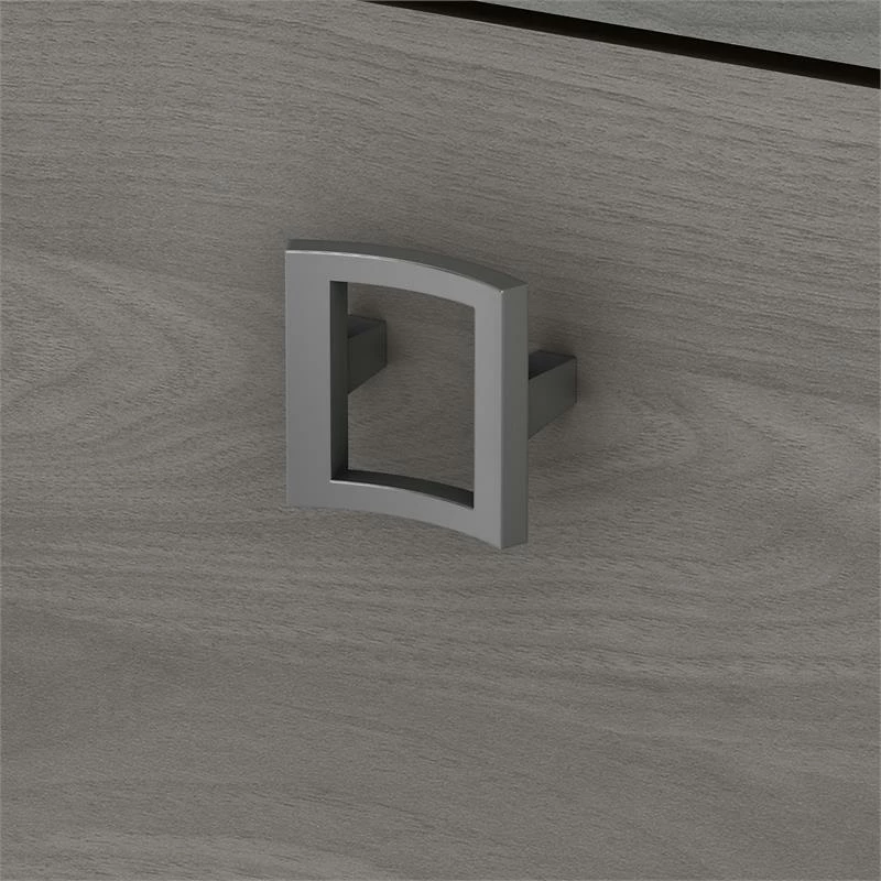 Echo 72W Computer Desk With Hutch & Drawers In White And Gray - Engineered Wood 18 Echo 72W Computer Desk With Hutch & Drawers In White And Gray - Engineered Wood - Image 16