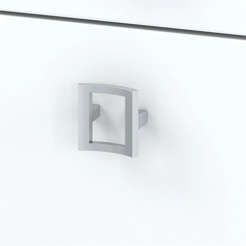 Echo 72W L Shaped Computer Desk With Drawers In White And Gray - Engineered Wood 12 Echo 72W L Shaped Computer Desk With Drawers In White And Gray - Engineered Wood - Image 10