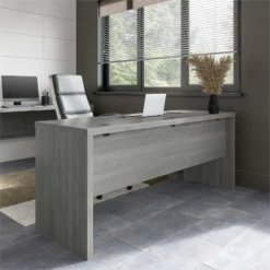 Echo 72W Computer Desk In Pure White And Modern Gray - Engineered Wood 29 Echo 72W Computer Desk In Pure White And Modern Gray - Engineered Wood -CYMAX Sales 2517810 1 L 1