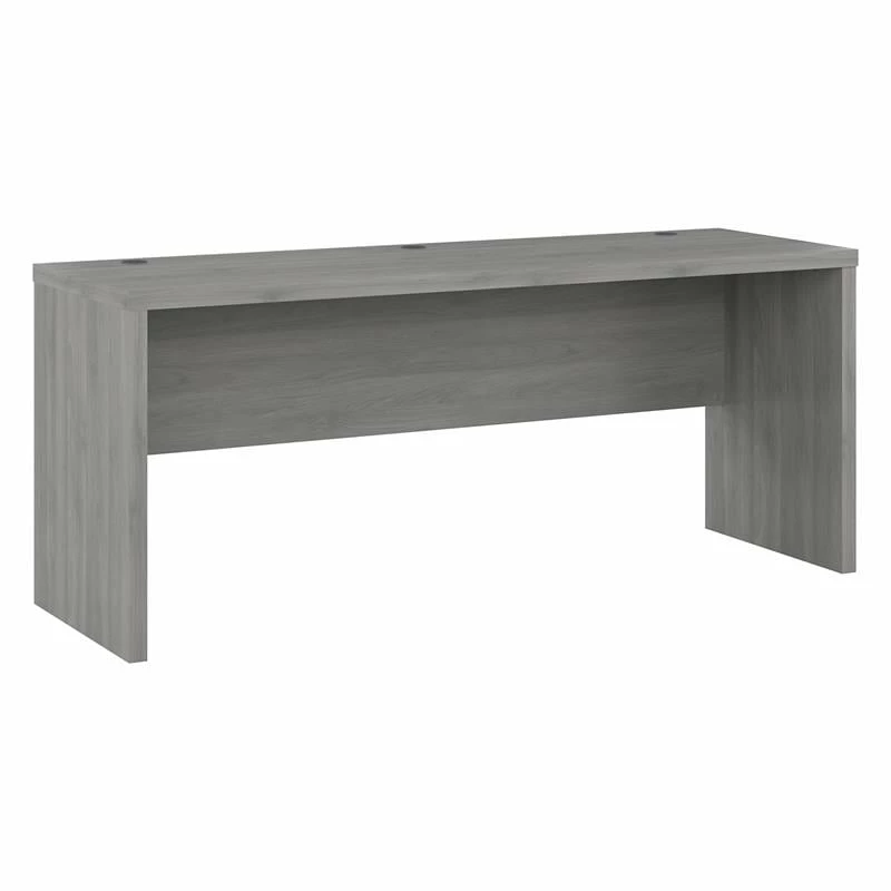 Echo 72W Computer Desk In Pure White And Modern Gray - Engineered Wood 9 Echo 72W Computer Desk In Pure White And Modern Gray - Engineered Wood - Image 7