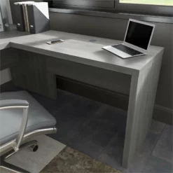 Echo 42W Desk Return/Bridge In Gray Sand - Engineered Wood -CYMAX Sales 2517812 1 L 1