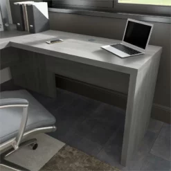 Echo 42W Desk Return/Bridge In Pure White - Engineered Wood -CYMAX Sales 2517812 1 L