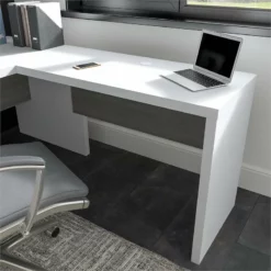 Echo 42W Desk Return/Bridge In Gray Sand - Engineered Wood -CYMAX Sales 2517816 1 L 1