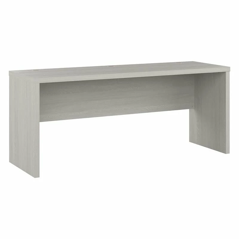 Echo 72W Computer Desk In Pure White And Modern Gray - Engineered Wood 21 Echo 72W Computer Desk In Pure White And Modern Gray - Engineered Wood - Image 19