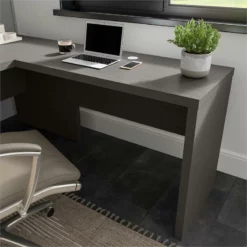 Echo 42W Desk Return/Bridge In Gray Sand - Engineered Wood -CYMAX Sales 2517872 1 L 1