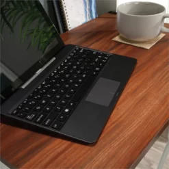 Sauder Anda Norr Engineered Wood Wall Mount Desk In Pearl Oak/Blaze Acacia -CYMAX Sales 2518651 11 L