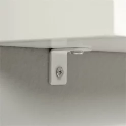 Sauder Anda Norr Engineered Wood Wall Mount Desk In Pearl Oak/Blaze Acacia -CYMAX Sales 2518651 13 L