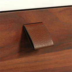 Sauder Anda Norr Engineered Wood Wall Mount Desk In Pearl Oak/Blaze Acacia -CYMAX Sales 2518651 8 L