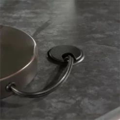 Sauder Palladia Engineered Wood Executive Desk In Glacier Oak/Rosso Slate Accent -CYMAX Sales 2518660 14 L