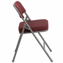 Flash Furniture Hercules Triple Braced Metal Folding Chair In Red (Set Of 2) -CYMAX Sales 2521372 2 L