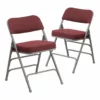 Flash Furniture Hercules Triple Braced Metal Folding Chair In Red (Set Of 2) 1 Flash Furniture Hercules Triple Braced Metal Folding Chair In Red (Set Of 2) -CYMAX Sales 2521372 L
