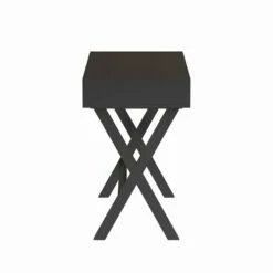 Flash Furniture Wood Writing Computer Desk With Open Storage In Black -CYMAX Sales 2521438 2 L