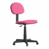 Flash Furniture Swivel Plastic Office Chair With Padded Back And Seat In Pink