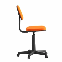 Flash Furniture Swivel Metal Office Chair With Padded Back And Seat In Orange -CYMAX Sales 2521504 2 L