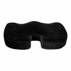 Flash Furniture Memory Foam Cotton And Fabric Office Chair Cushion In Black