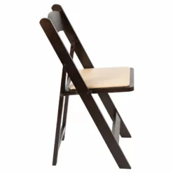 Flash Furniture Hercules Wood Folding Chair With Detachable Padded In Chocolate 13 Flash Furniture Hercules Wood Folding Chair With Detachable Padded In Chocolate -CYMAX Sales 2522074 2 L
