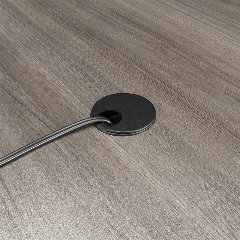 Sauder Affirm Engineered Wood 60" X 24" Computer Desk In Hudson Elm/Brown 13 Sauder Affirm Engineered Wood 60" X 24" Computer Desk In Hudson Elm/Brown - Image 11