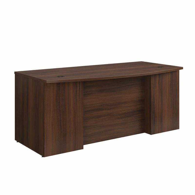 Sauder Affirm Engineered Wood Bowfront Executive Desk In Noble Elm/Brown 4 Sauder Affirm Engineered Wood Bowfront Executive Desk In Noble Elm/Brown - Image 2