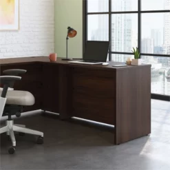 Sauder Affirm Engineered Wood 48" X 24" Computer Desk In Noble Elm/Brown -CYMAX Sales 2522218 9 L