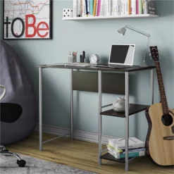 Mainstays Basic Garrett Metal Student Computer Desk In Spearmint -CYMAX Sales 2525308 7 L