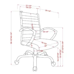 FOA 2-Piece 60 Inch Light Gray Wood Lift Top Desk And Home Office Chair Set -CYMAX Sales 2525313 15 L
