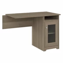 Cabot Desk Return With Storage In Modern Gray - Engineered Wood -CYMAX Sales 2531254 L 1