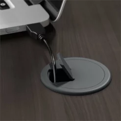 Cabot 52W Sit To Stand Corner Desk With Shelves In Modern Gray - Engineered Wood -CYMAX Sales 2531264 9 L 1