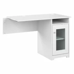 Cabot Desk Return With Storage In Modern Gray - Engineered Wood -CYMAX Sales 2531280 L 1
