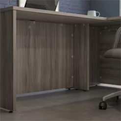 UrbanPro Contemporary Engineered Wood Adjustable Desk L/R Return In Brown -CYMAX Sales 2538635 5 L