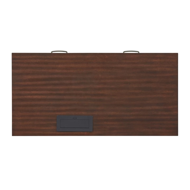 Martin Svensson Home Del Mar Coffee Walnut 48" Desk With Fingerprint Lock 10 Martin Svensson Home Del Mar Coffee Walnut 48" Desk With Fingerprint Lock - Image 8