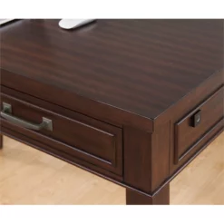 Martin Svensson Home Del Mar Coffee Walnut 48" Desk With Fingerprint Lock 22 Martin Svensson Home Del Mar Coffee Walnut 48" Desk With Fingerprint Lock -CYMAX Sales 2544367 4 L
