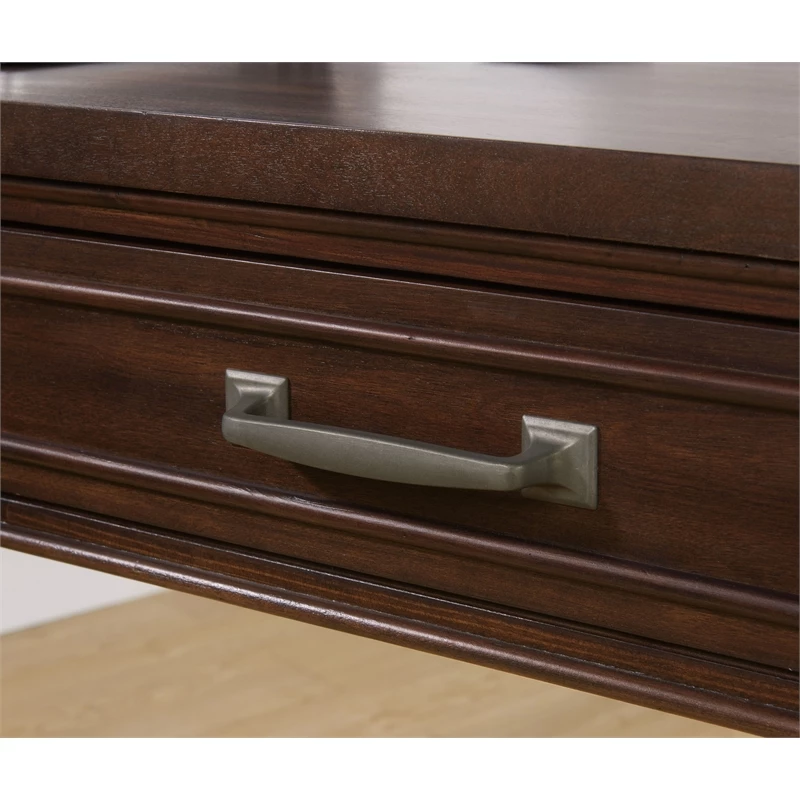 Martin Svensson Home Del Mar Coffee Walnut 48" Desk With Fingerprint Lock 5 Martin Svensson Home Del Mar Coffee Walnut 48" Desk With Fingerprint Lock - Image 3