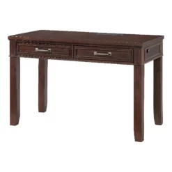 Martin Svensson Home Del Mar Coffee Walnut 48" Desk With Fingerprint Lock
